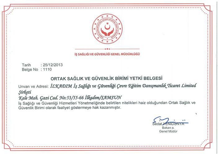 Merkez Yetki Belgesi